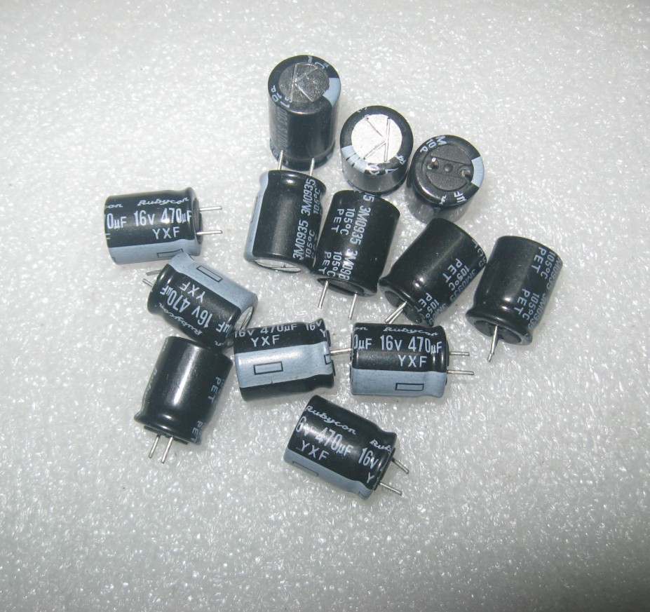 10 yuan 2 yuan original Japanese RUBYCON 16V470UF YXF high frequency electrolytic capacitors
