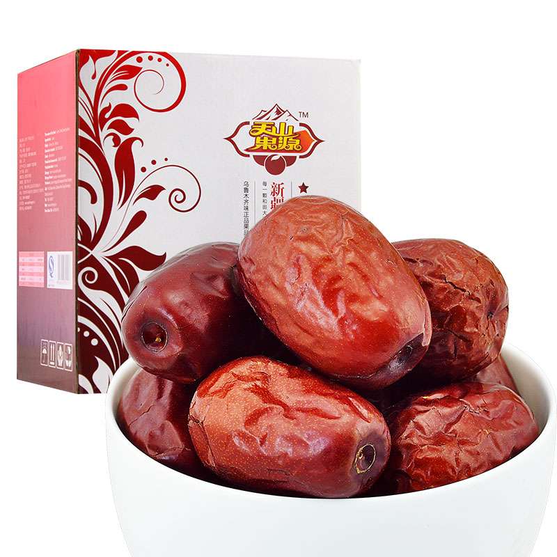 【苏宁易购】天山果源 新疆和田大枣 250g*4