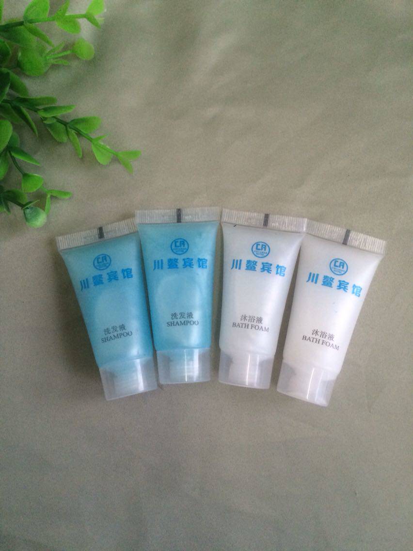 Hotel Guesthouse Room Supplies 20ml ALD Hose Achievement Shampoo Bath fluid Customized logo