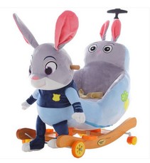 Мягкая игрушка Дети Троян лошадка-качалка твердого дерева лошадь-качал