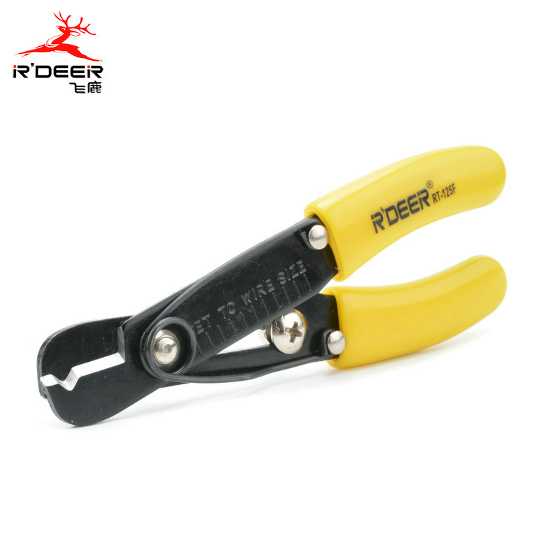 Feilu 5 inch single hole wire stripping pliers 125mm wire stripping pliers Manganese steel wire stripping pliers RT-125F