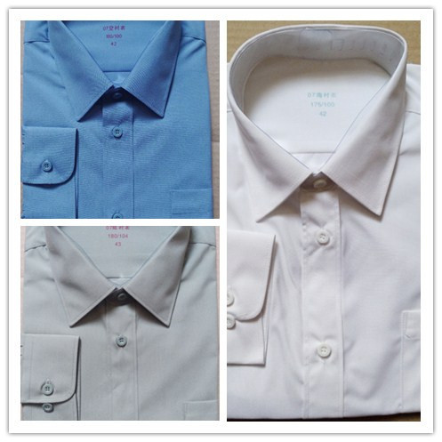 Authentic Military Green, Sea White and Sky Blue Shirts Available in Three Colors, Business Casual Formal Lining Shirts