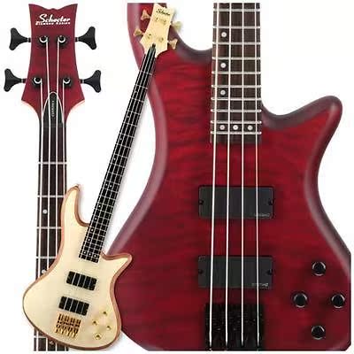 Moonlight Music Museum—Schecter Stiletto Custom 4 Four-String Electric Bass Bass BASS