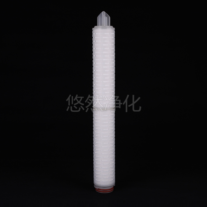 Factory direct sales PES polyether sulfone membrane folding filter core 5 inch liquid sterilization terminal 0.22 0.45um
