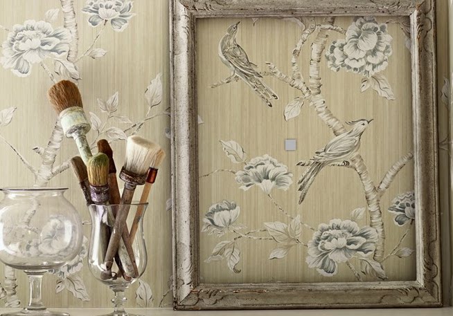 UK Wallpaper ZOFFANY Woodville New Chinese Flower and Bird Pattern AB Edition F62