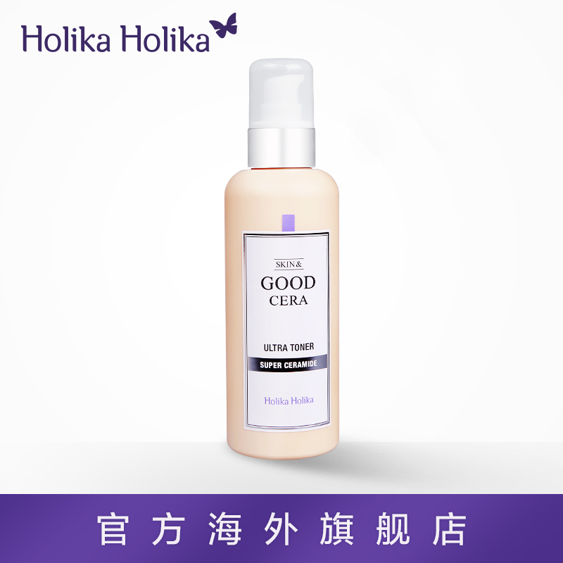 韩国HOLIKA 神经酰胺养肤爽肤水 紧致保湿舒缓修护滋润白皙