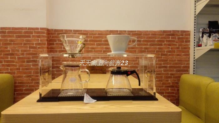 YAMI single and double hole filter cup holder Punch cup holder Acrylic boutique coffee hand punch bar use