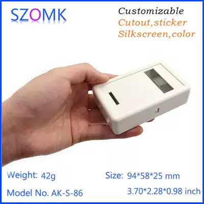 94*58*25 Standard plastic instrument shell Hand-held shell Security industrial controller shell S86