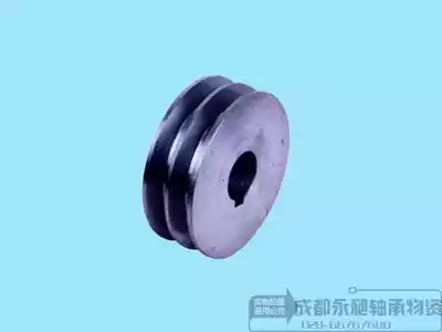 V-belt pulley cast iron belt disc type A double sink diameter 60-150mm (head flat)factory direct sales
