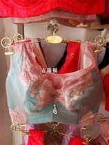 Summer 6643 size 100D thin bra full cup big chest display small anti-light vest fat MM underwear