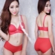 2017 áo ngực nhỏ gợi cảm ít phụ nữ không có vòng thép trên bộ áo ngực điều chỉnh dày tập hợp đồ lót