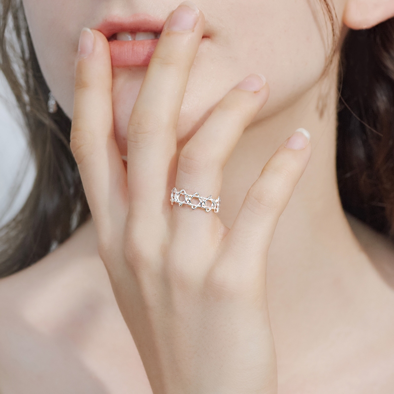 Bague Femme en Argenterie - Ref 3086433 Image 1