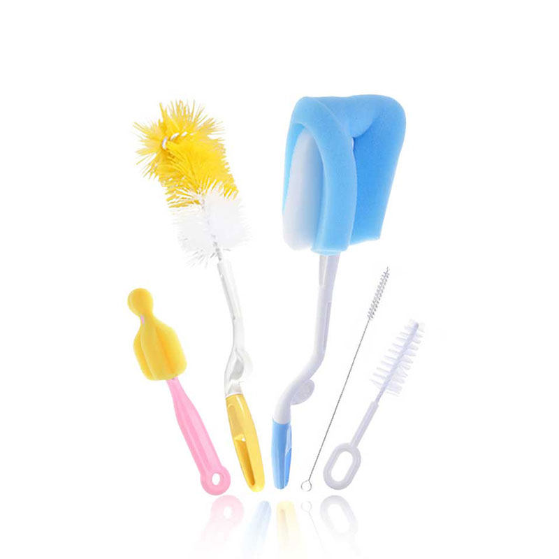 【天猫超市】植护奶瓶刷套装婴儿奶嘴刷洗清洗旋转尼龙颜色随机