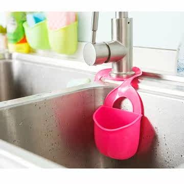 【佶之屋】厨房浴室多用途水槽收纳挂袋-双边挂袋款(3色)