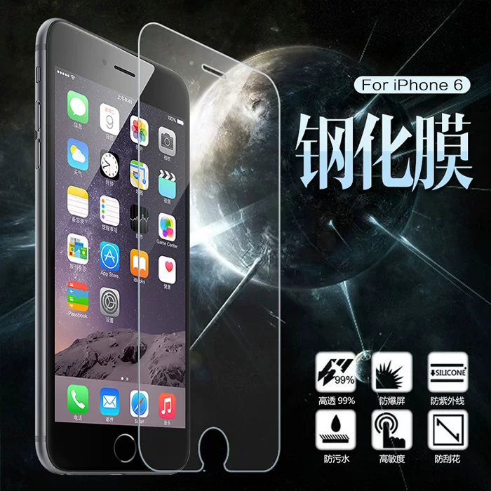 Apple, защитная стеклянная крышка для телефона *S, iPhone, 6Plus