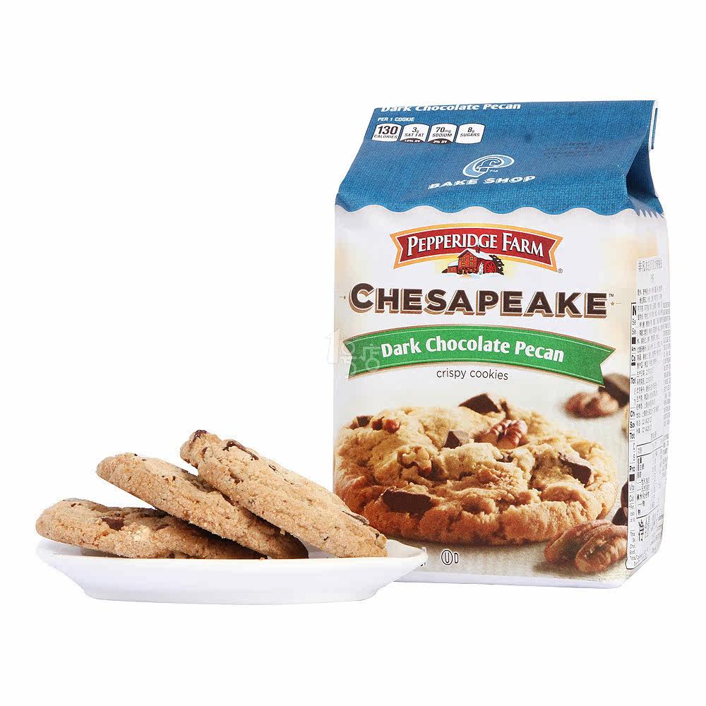 Pepperidge Farm非凡农庄 黑巧克力核桃曲奇 204g