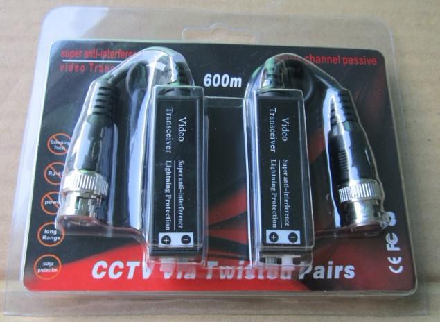 Passive lightning protection twisted pair transmitter 818TF anti-jamming pure copper BNC gold-plated video surveillance accessories pair