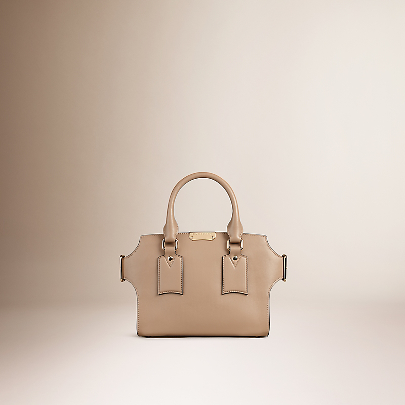 BURBERRY/博柏利The Clifton 皮革压花裁片克丽芙顿手袋 39913431