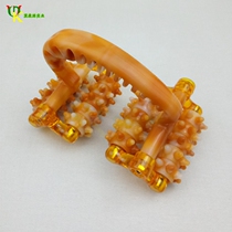  Lunar rover roller massager Soles of the feet head back cervical spine calf manual acupressure points five elements meridian brush massage brush