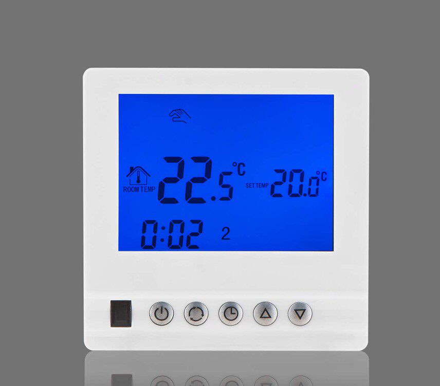 Electric heating thermostat Carbon crystal floor heating thermostat Temperature control electric heating film plate wall heating thermostat switch