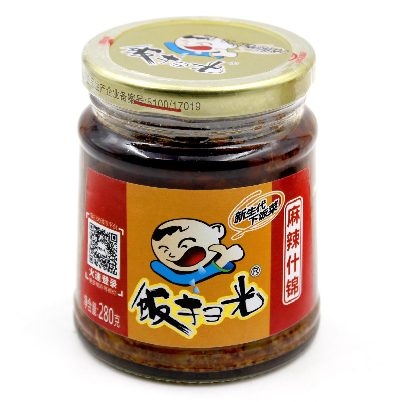 【天猫超市】四川特产饭扫光下饭菜280g饭扫光麻辣什锦家常开胃菜