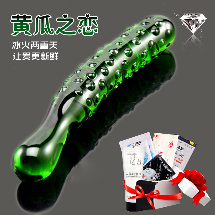 男女用自慰器水晶仿真阳具冰火棒 G点刺激SM另类成人情趣用品