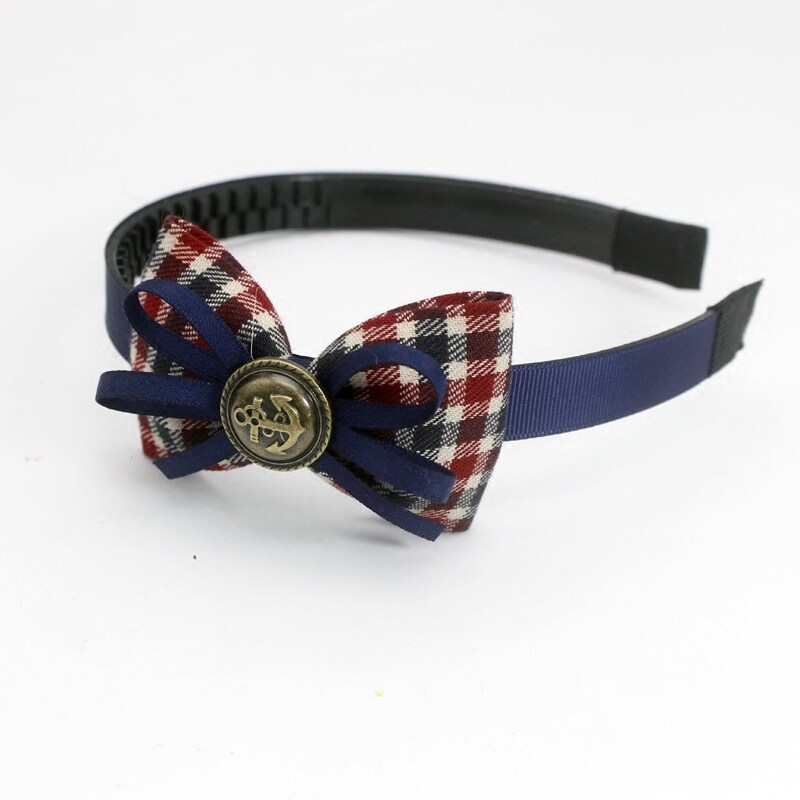 South Korea imported children's hair accessories big girl headband student headband Korean bow hairpin with teeth