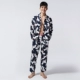 Martin và chuối mùa thu ban đầu cần cẩu in bông thoải mái mặc đồ ngủ nam phục vụ nhà pijama nam Nam giới