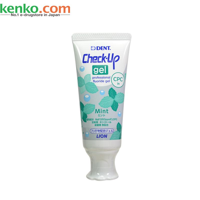 日本狮王LION龋克菲Check-Up gel儿童护齿牙膏60g(15岁起）薄荷味