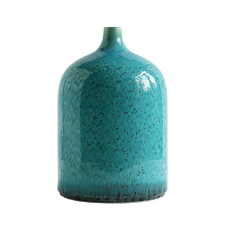 New Chinese style between example desktop put flowers cup of the flower, flower vases, emerald green glaze, jingdezhen ceramic ornaments