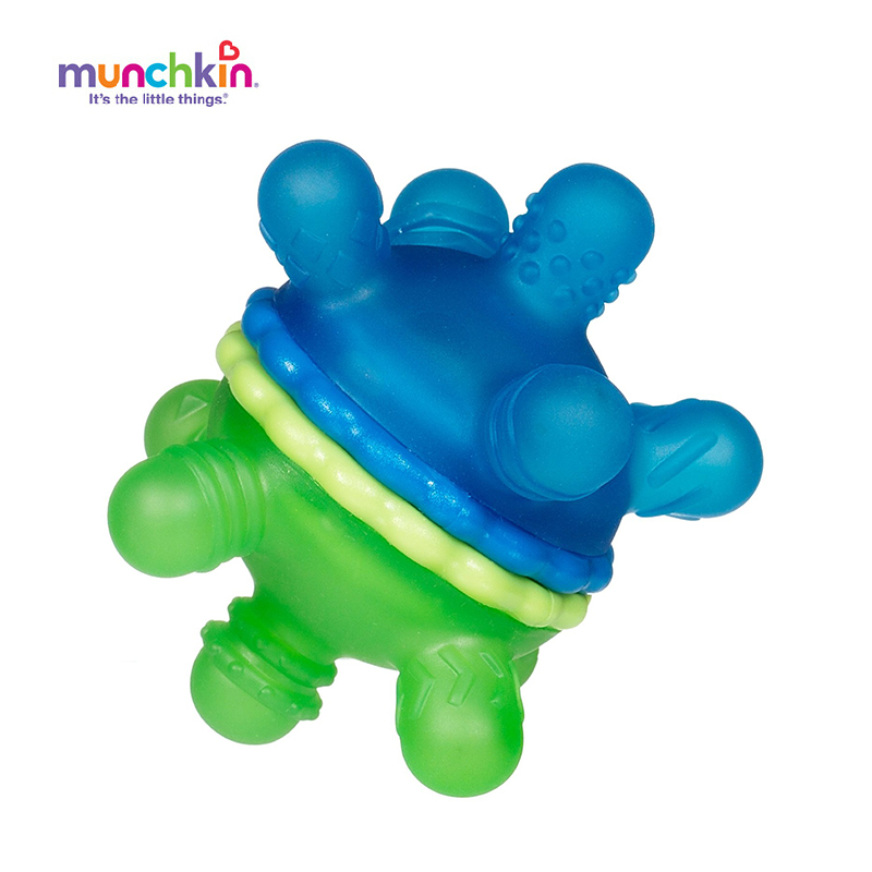 Munchkin/麦肯齐 旋转球磨牙玩具 牙胶 宝宝磨牙玩具 美国直邮