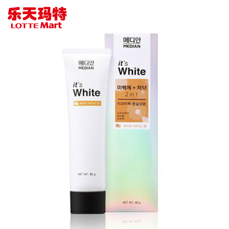 LotteMart Median its white 美白牙膏(柑橘味)60g