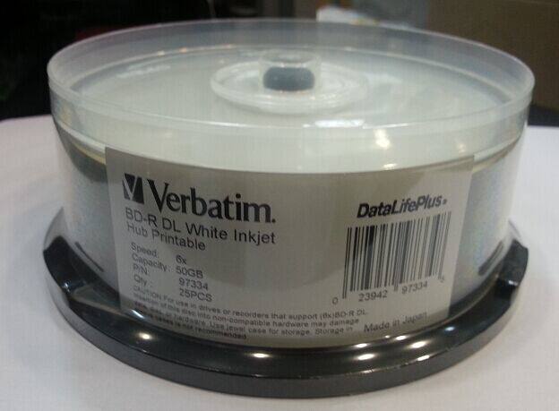 BD-R DL 1-6X 50GB Blu-ray disc 25 slices of single - piece 25 yuan blank