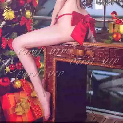 British foreign trade original single sexy silk thong T pants big bow detachable real Christmas