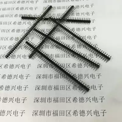 Pitch 2 0MM single row pin 1*40p single row straight needle double row pin 2*40p needle length 8 7mm copper gold plated