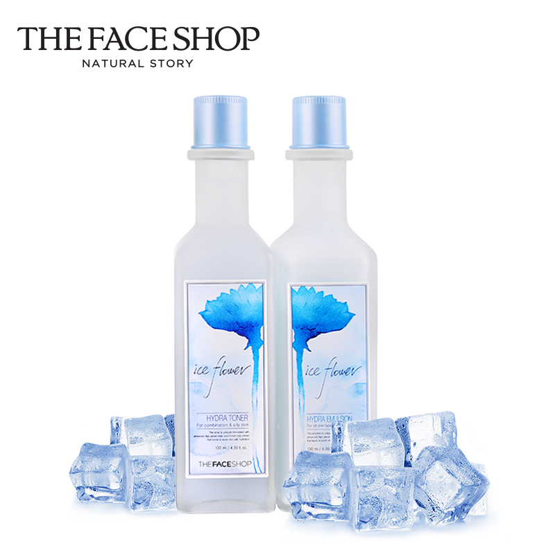 The Face Shop/菲诗小铺冰花水乳补水保湿美白清爽护肤品韩国正品