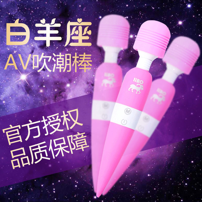 丽波充电振动棒成人性用品电动震动棒女用自慰器高潮抽插按摩棒JW