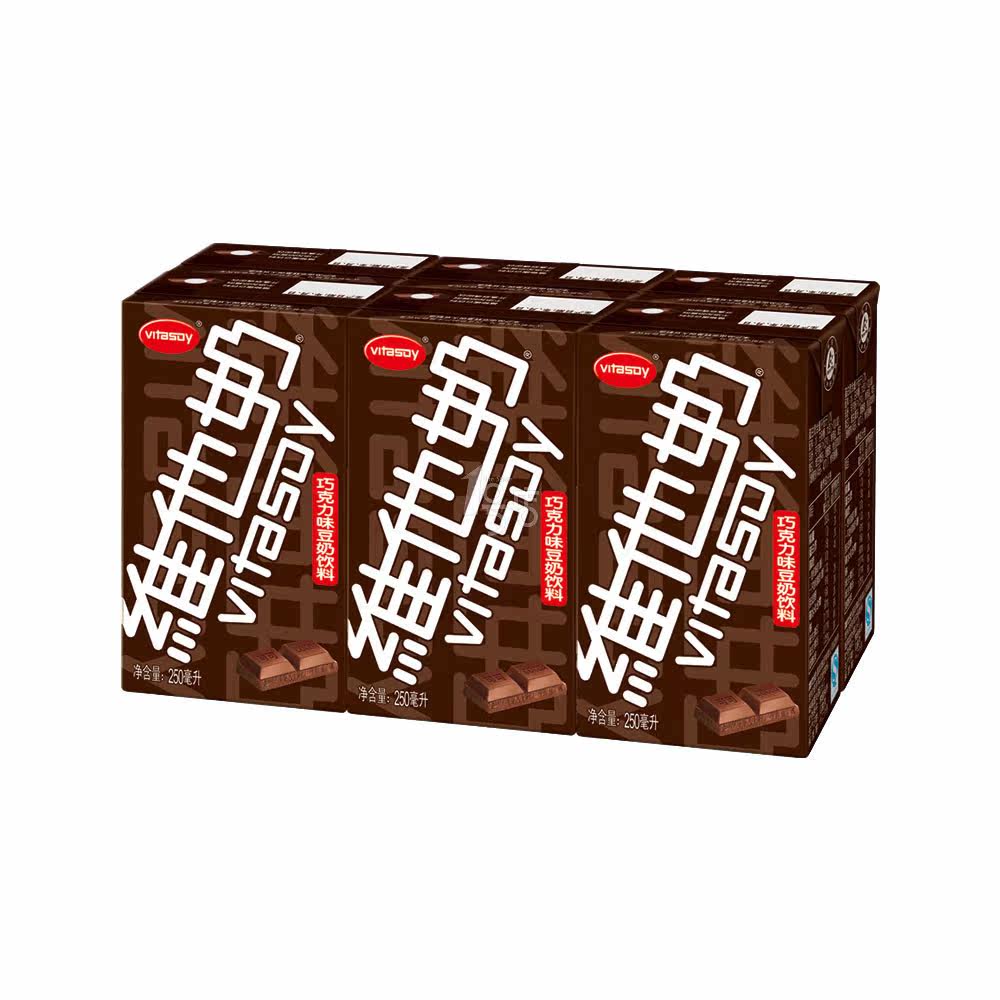 Vitasoy维他奶巧克力豆奶 250mlX6盒