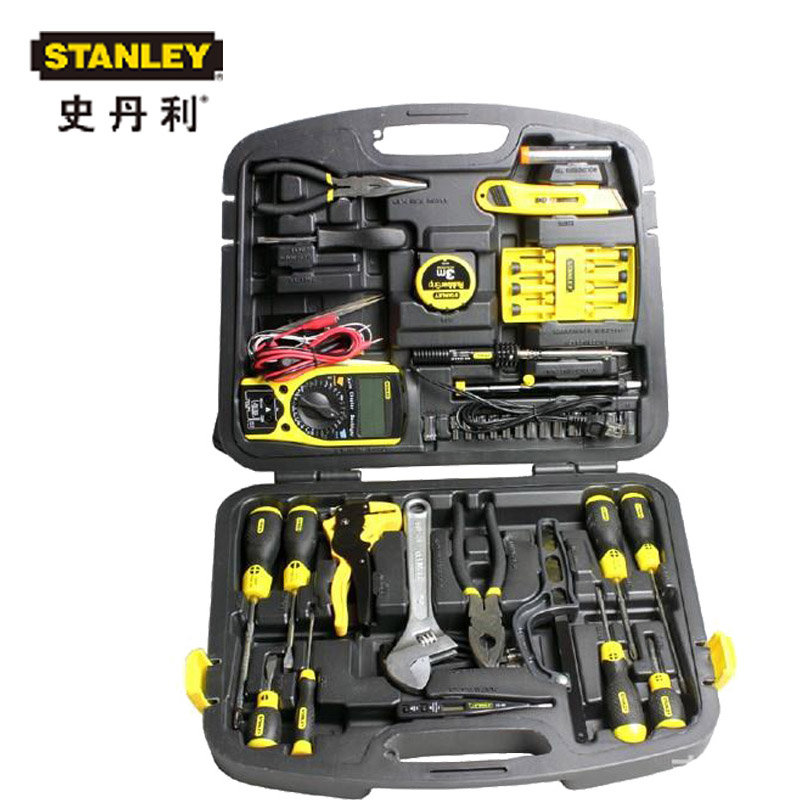 Stanley 89-883-23 Original Loaded Import Specialty Electrician Telecom Maintenance Five Gold Tools Suit Group Home