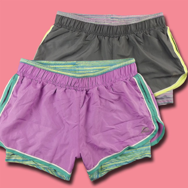 Dingsheng foreign trade new women's quick-drying sweat-absorbing quick-drying anti-light lining running sports shorts K639