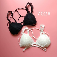 Đẹp lưng ren không có vòng ngực áo ngực mỏng Sexy thoải mái sâu V bikini ống hàng đầu quấn ngực chống lóa đồ lót áo ngực 3 dây