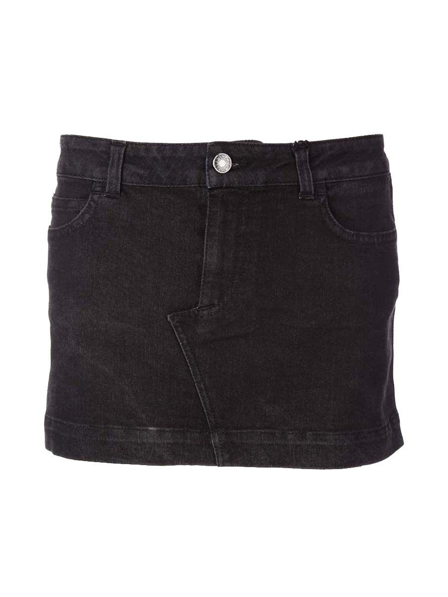 Dolce&Gabbana 黑色直筒牛仔半身裙