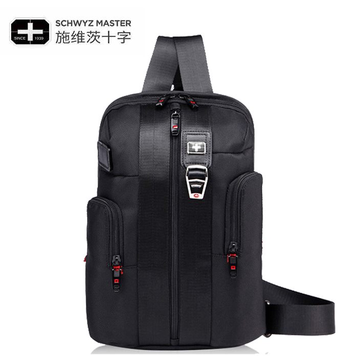 Swiss Army Knife Bag Chest Bag Men's Bag Travel Swiss Army Knife Single Shoulder Bag Inclined Satchel Bag Casual Outdoor School Bag
