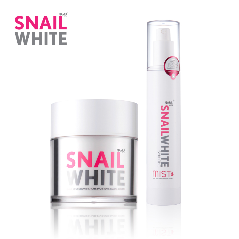 泰国SNAIL WHITE白蜗牛霜30ml+喷雾 保湿补水护肤品套装女面部