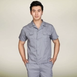 Летний цветной комплект для работы, дышащая износостойкая летняя одежда, короткий рукав