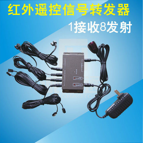 Infrared remote control transponder centralized fixed point control of multiple home appliances a home appliance multiple remote control system