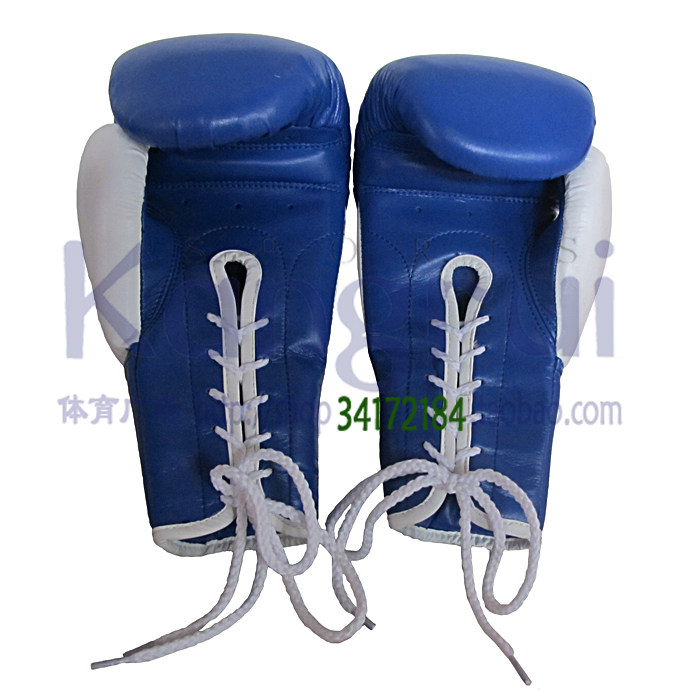 Ultra Slim Leather Loose Boxing Gloves KS334-2 Lacing Rope Forming Liner 10oz Tai Fist Boxing Gloves Conry Direct Sale