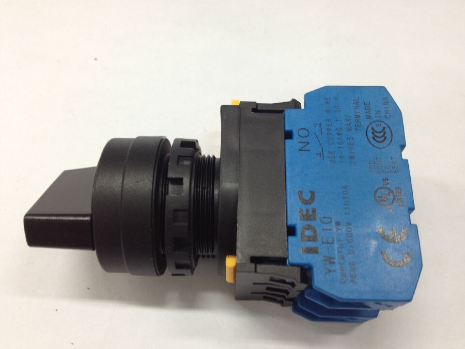 Authentic Japanese and Quanyou IDEC two gear select switch button switch YW1S-2E10 open contact