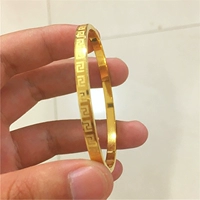 Đồng xu Euro trang sức vòng đeo tay mô phỏng vòng đeo tay màu vàng điều chỉnh kỳ nghỉ trang sức Hàn Quốc nữ Tanabata quà tặng vòng tay trầm hương