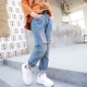 Quần jean nữ mùa xuân mới 2019 trong quần lửng ống rộng cho bé trai Quần áo trẻ em Quần âu Hàn Quốc
